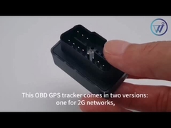 4G Cat1 音声制御 OBD OBD2 9 から 36 V までの車両用 G センサー付き GPS トラッカー